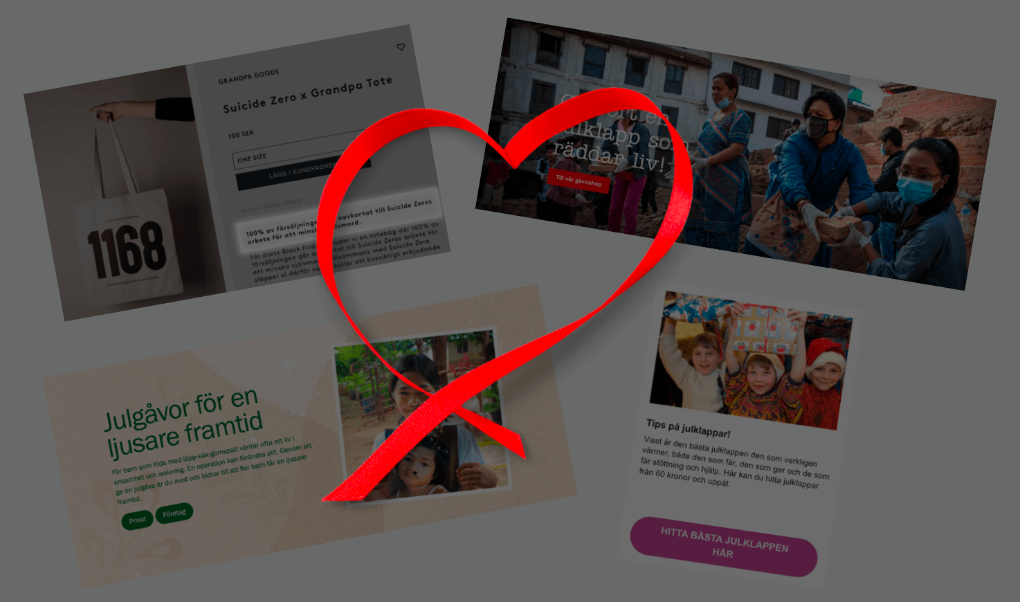 Ge välgörenhet i julklapp Gåvor som förändrar liv Välgörenhets gåvor
