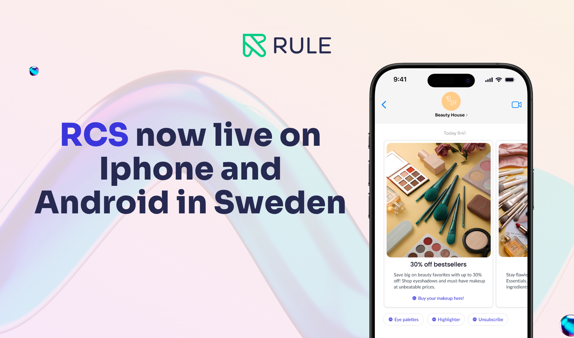 RCS live Iphone
